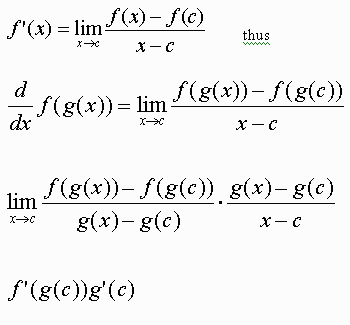 The Chain Rule